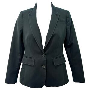 Banana Republic Navy Blue Classic Blazer Jacket Single Vent size 00P NEW no Tags